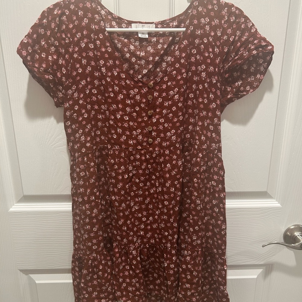 Floral Button-Down Dress